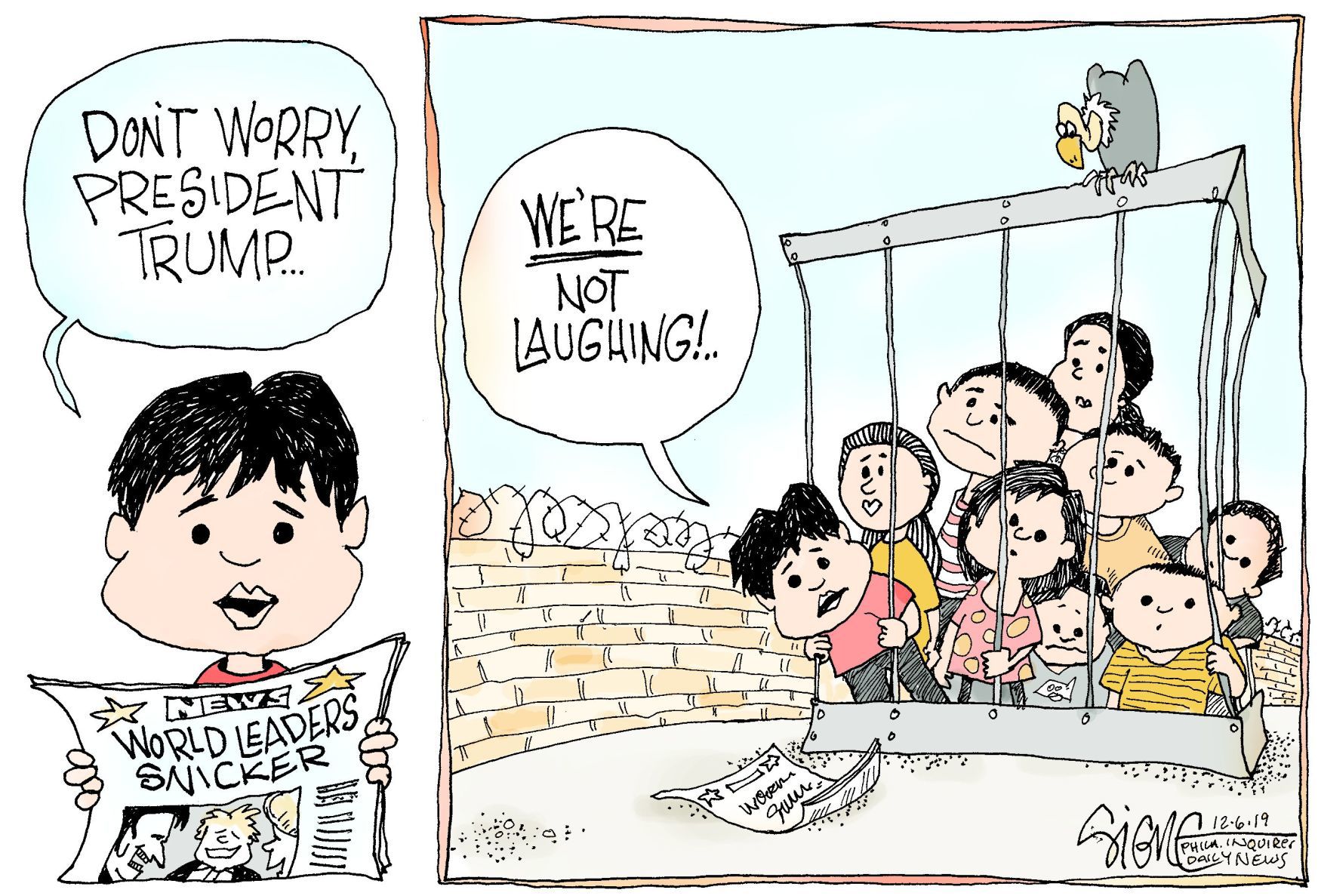 Signe Wilkinson cartoon